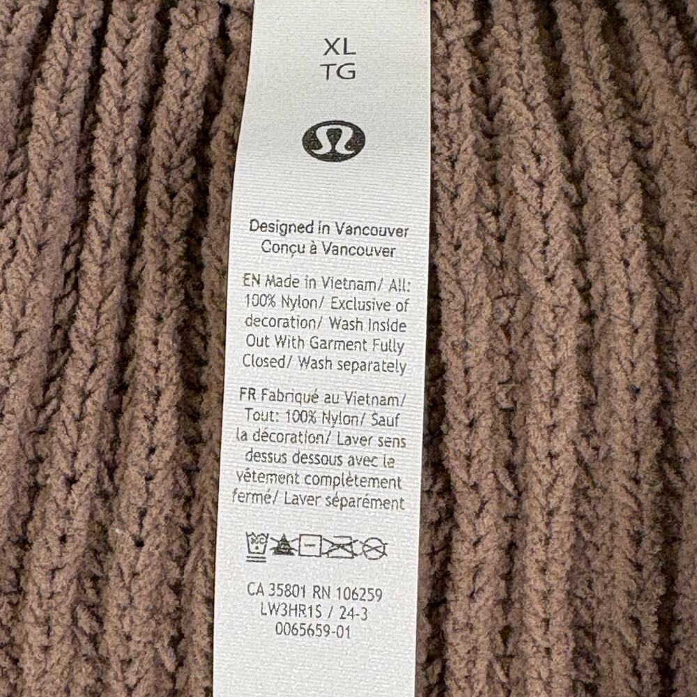 Lululemon Knit Button-Front Cardigan Sweater Women's XL Taupetastic NWT - Picture 7 of 12